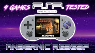 Anbernic RG353P 9 PSP Games Tested on This Nostalgic Retro Handheld Console PPSSPP 1X Frameskip 1 [upl. by Vi]