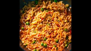 Schezwan Maggi Recipe Our favourite Maggi winter Days hot delicious Maggi [upl. by Acenes991]