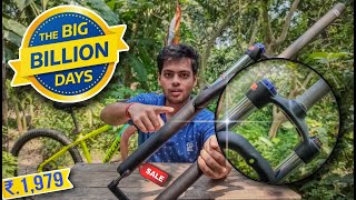 Suspension Fork Unboxing  Stunt Riding  Aluminum Alloy Crown mtb cycling bicycle aboutMTB ​ [upl. by Ackerman124]