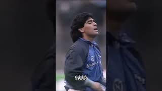 diego maradona 2020😢 vs diego maradona 1986 Football Diegoaradona [upl. by Anitnatsnok]