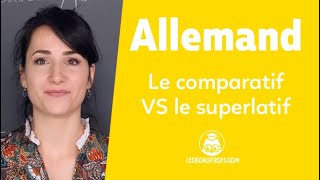 Le comparatif VS le superlatif  Allemand  Collège  Les Bons Profs [upl. by Inal]