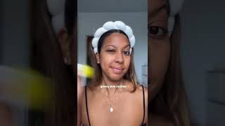 Glowy skin routine skincare glowyskin beauty [upl. by Ahtela802]