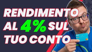 BBVA  4 di RENDIMENTO sul tuo CONTO CORRENTE [upl. by Yetah]