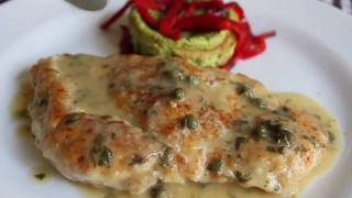 Chicken Piccata Recipe  How to Make Chicken Piccata  Chicken with Lemon Caper Sauce [upl. by Ahsiled]