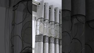 Gray🩶 curtain design in different shadesgraycurtaindesigngraycurtainsytshorts [upl. by Sibel]