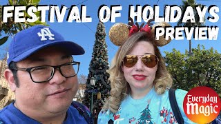 Disney California Adventure Festival of Holidays 2024 Preview [upl. by Marvel]