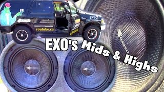 EXOs Mids amp Highs w 8 Crescendo Audio PWX Speakers amp 6 Ft1 Super Tweeters  5 LOUD Test Songs [upl. by Yrian]