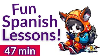 Fun Spanish Lessons for Kids  Homeschool Pop [upl. by Aicel]