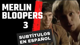 Merlin bloopers con subtítulos en español parte 3 [upl. by Zink]