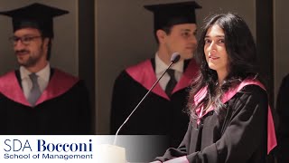 Commencement Speech 2012  FullTime MBA  SDA Bocconi [upl. by Urial]