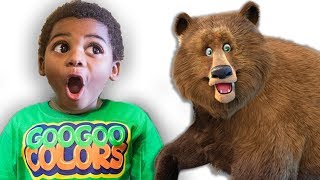 BROWN BEAR WHAT DO YOU SEE Educational Pretend Play Story with Lightning McQueen amp Goo Goo Colors [upl. by Edgardo951]