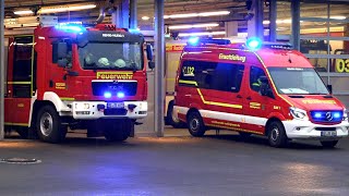 FEUERWEHR RECKLINGHAUSEN  Einsatzfahrten Hauptamtliche  Freiwillige Feuerwehr [upl. by Eulau244]