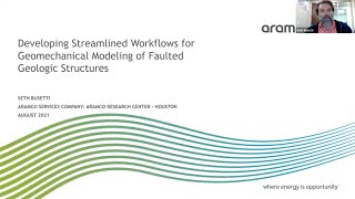 AAPG PSGD WebinarQampA Seth Busetti presents Workflows for Geomech Modeling of Faulted Structures [upl. by Atineb]