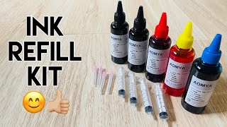 AOMYA Ink Refill kit  Canon Inkjet Cartridge Refill Kits  gracieshotstuff [upl. by Nomael]