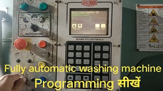 Programming PLC  MILNOR Washer Extractor 450 lbs  Washing machine PLC PellerinMilnor [upl. by Annait]