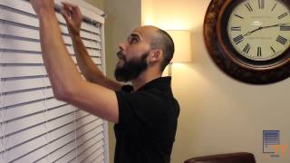 How To Install Valance Clips Faux Wood Blinds from Selectblindsca [upl. by Ennayram]