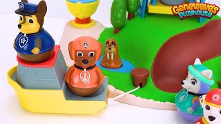 Lets Learn with Paw Patrol Weebles and Lighthouse Playset [upl. by Llyrehc]