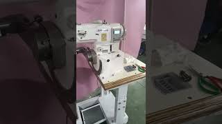 Cylinder bed walking foot sewing machine for the small bag making sewing smallbag [upl. by Mcclain]