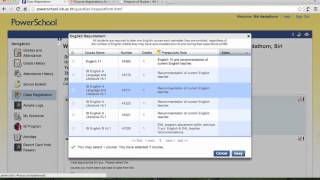 PowerSchool Course Registration [upl. by Jessica]