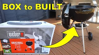 How to Assemble Your Weber Original Kettle BBQ [upl. by Annaet]