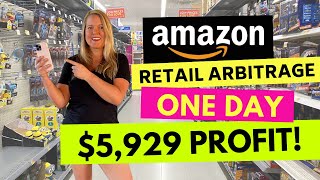 I Sourced 5929 of Profit in ONE DAY Doing Amazon Retail Arbitrage [upl. by Eirelam]