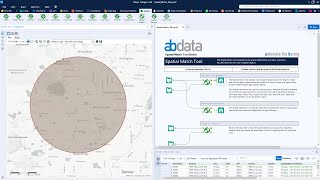 Alteryx Spatial Match Tool Demonstration [upl. by Terrijo]