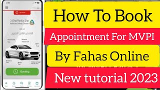 How To Book New Fahas Appointment Online l How To Book Online Appointment For Fahas l MVPI For Fahas [upl. by Zelle]