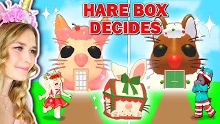 NEW Hare Box DECIDES What We BUILD In Adopt Me Roblox [upl. by Letty]