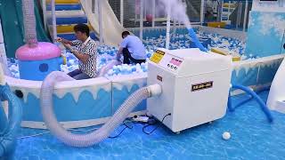 automatic ball pit cleaning machine for indoor playground ball pool [upl. by Kirimia]