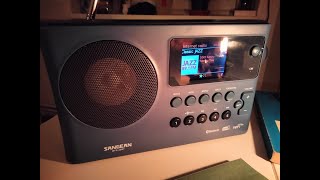 Review Sangean WFR28 BT portable Internetradio [upl. by Nerak]