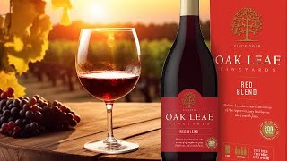 Oak Leaf Red Blend Wine Tasting [upl. by Asssilem874]