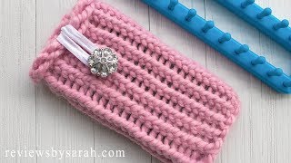 How to Make a Cell Phone Case by Loom Knitting  Knit Cases for iPhone Samsung or Android [upl. by Aknayirp]