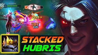 STACKED HUBRIS KAYN IS ONESHOT MACHINE [upl. by Atsahs]