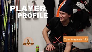 Becoming the Hockey player of the family Player Profiles Zach Macleish 22 [upl. by Zendah241]