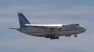 An AN124 arrives at Nellis AFB [upl. by Nerred876]