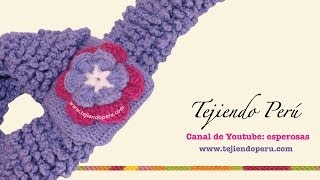 Flor tejida en crochet [upl. by Hbaruas]