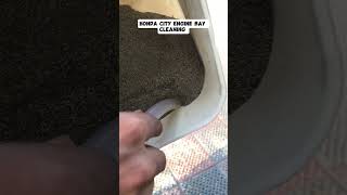 Honda City Engine Bay Cleaning Before VS After detailing detailing asmr enginebay reels [upl. by Kcirde]