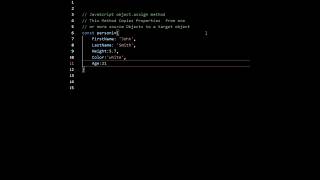 Object Assign Method In Javascript shorts javascript coding [upl. by Cresa]