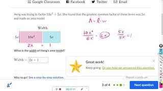 GCF factoring introduction  Khan Academy [upl. by Erde]