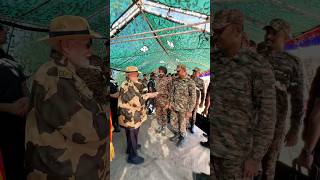 PM Modi distributes sweets among BSF Jawans in Kutch Gujarat on Diwali  shorts [upl. by Ara]