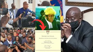 LĔẢK🚨Nana Addo Fẚké Law Certificate Expöséd By NDC Officials To Disgrẚcé Him As Ténsịon Hịt [upl. by Pollard]