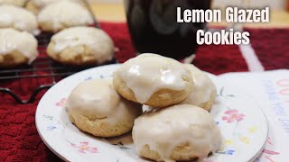 Lemon Glazed Cookies  Easy Cookie Recipe [upl. by Ahron]