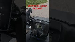 2024 Honda rubicon 520 foot shift top speed honda hondarubicon rubicon520 offroad atvnews [upl. by Samy]