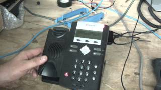 Polycom 330 320 factory default password reset [upl. by Auhesoj]