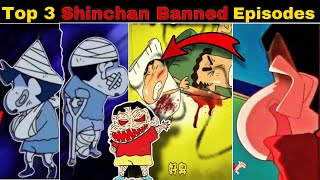 Shinchan Top 3 Banned Horror Episodes In Hindi  Shinchan Unseen Episodes [upl. by Assedo]