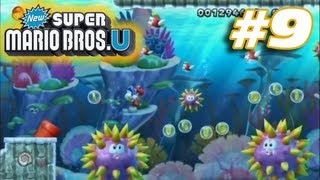 New Super Mario Bros U Playthrough  Part 9 [upl. by Wordoow]