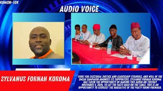 EXPRESIDENT KOROMAS BROTHER SLVANUS KOROMA PASSIONATE APPEAL TO APC [upl. by Sluiter]