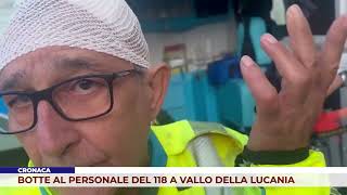 CRONACA BOTTE AL PERSONALE DEL 118 A VALLO DELLA LUCANIA [upl. by Vedetta205]