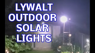 LYWALT Solar Motion Outdoor Lights  3000LM 423 LED  Pretty Bright [upl. by Accebber355]