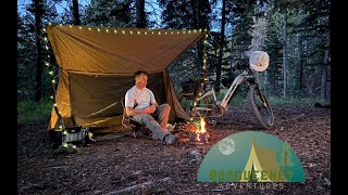 Epic Campout with the Rattan Sequoia eBike Mountain Views Campfire amp Homemade Stir Fry 🌄🔥🍲 [upl. by Nrek]